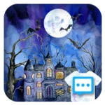 Logo of Watercolor Halloween skin for Next SMS android Application 